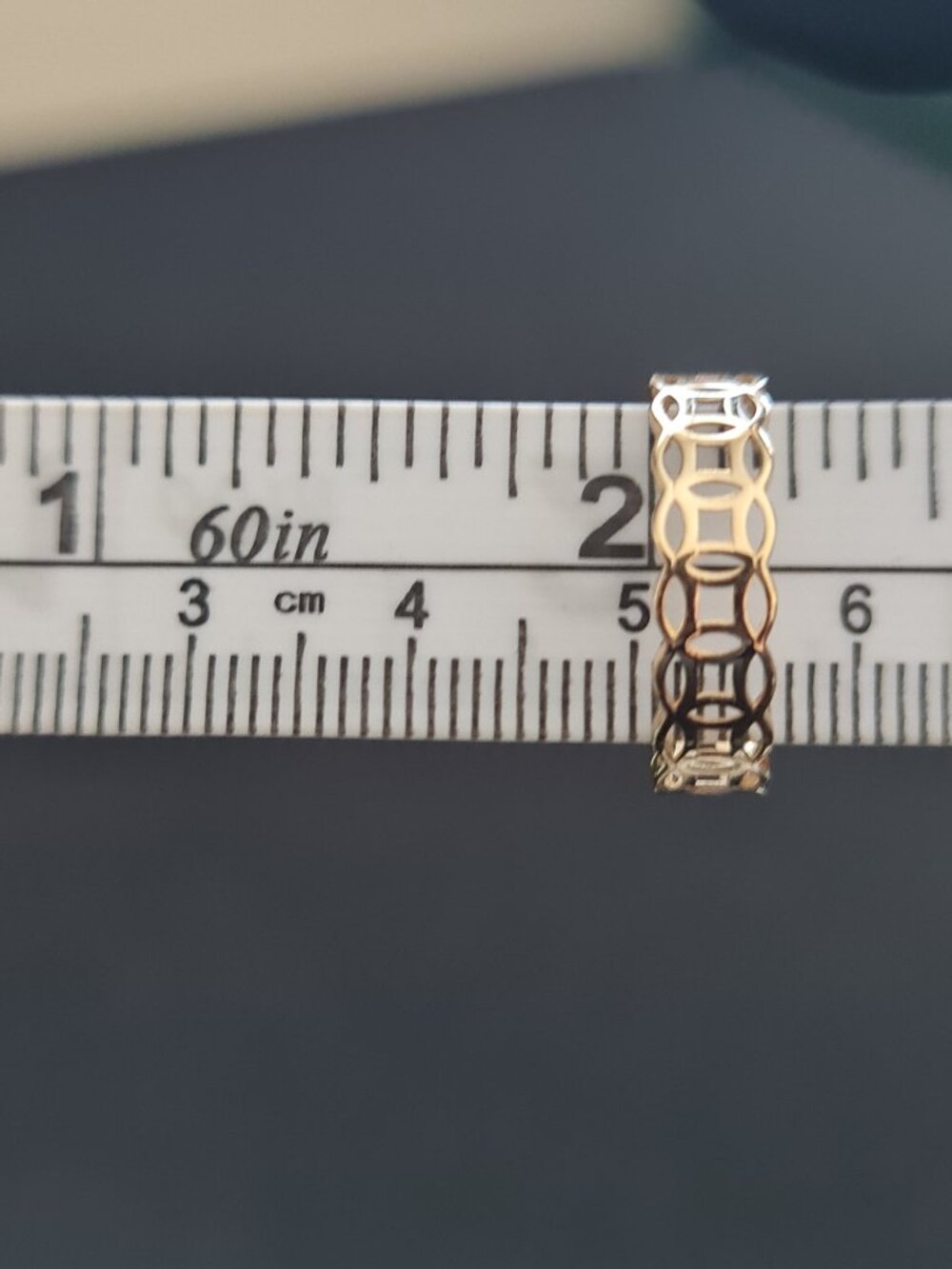 18K Gold Ring - money ring also known as money catcher ring - Picture 9 of 16